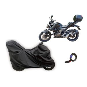 Pijama Carpa Moto Gixxer 250 Con Baúl Impermeable Argollas+ Candado